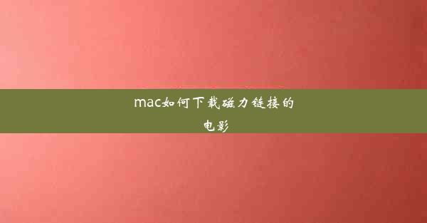 mac如何下载磁力链接的电影