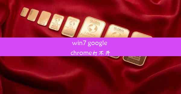 win7 google chrome打不开