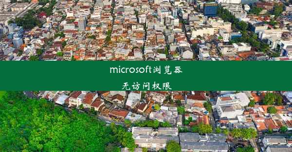 microsoft浏览器无访问权限