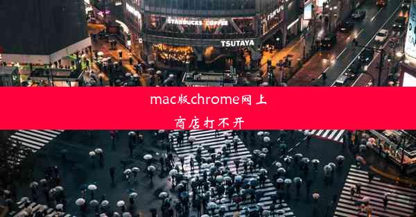 mac版chrome网上商店打不开