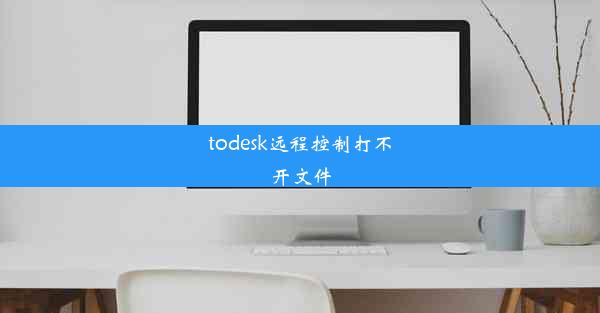 todesk远程控制打不开文件