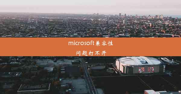 microsoft兼容性问题打不开