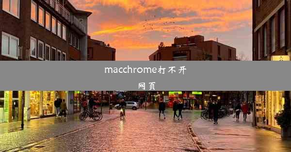 macchrome打不开网页