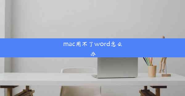 mac用不了word怎么办