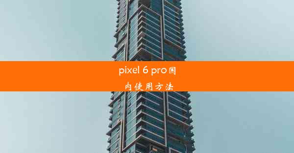 pixel 6 pro国内使用方法