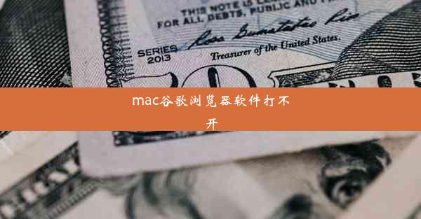 mac谷歌浏览器软件打不开