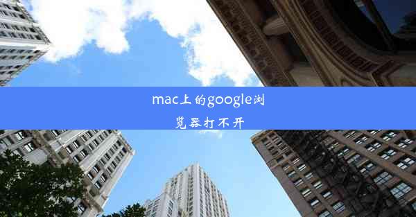 mac上的google浏览器打不开