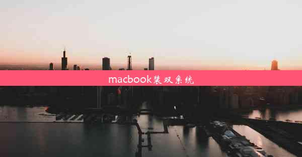 macbook装双系统