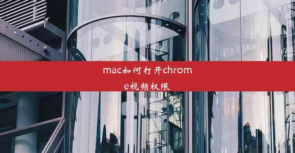 mac如何打开chrome视频权限