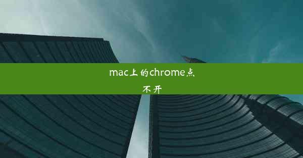 mac上的chrome点不开