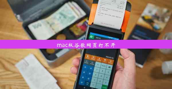 mac版谷歌网页打不开