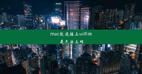 mac能连接上wifi但是无法上网