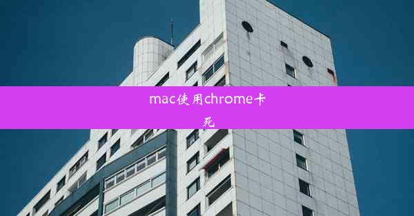 mac使用chrome卡死