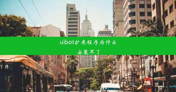 uibot扩展程序为什么安装不了