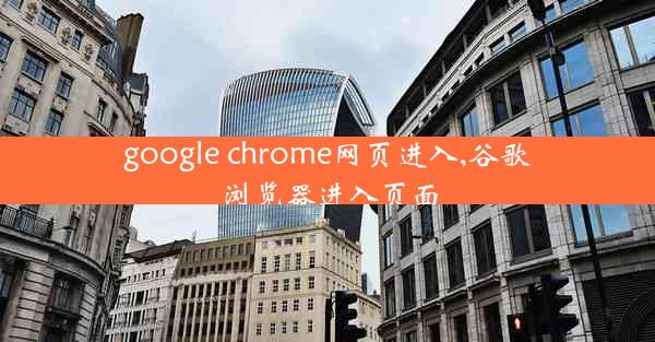 google chrome网页进入,谷歌浏览器进入页面