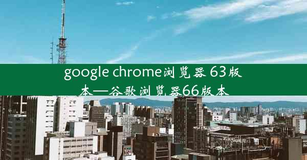 google chrome浏览器 63版本—谷歌浏览器66版本