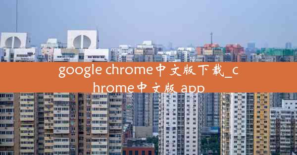 google chrome中文版下载_chrome中文版 app