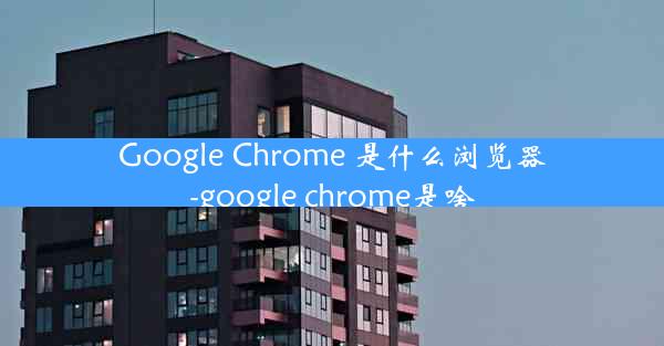 Google Chrome 是什么浏览器-google chrome是啥