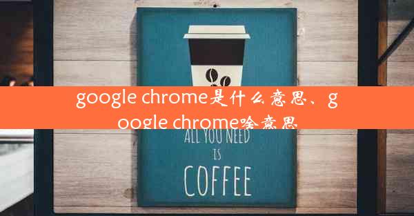 google chrome是什么意思、google chrome啥意思