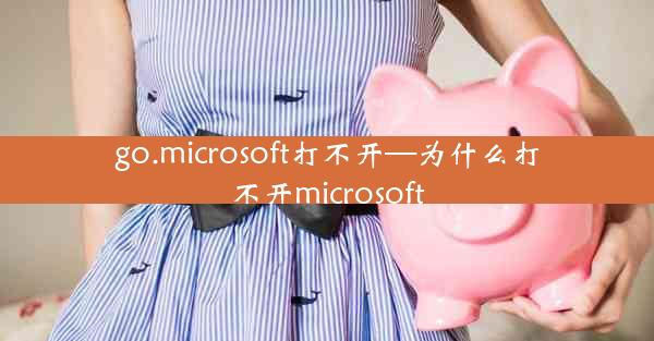 go.microsoft打不开—为什么打不开microsoft