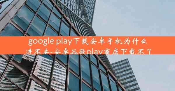 google play下载安卓手机为什么进不去-安卓谷歌play商店下载不了