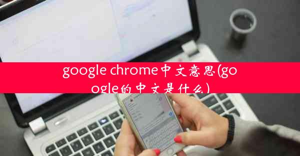 google chrome中文意思(google的中文是什么)