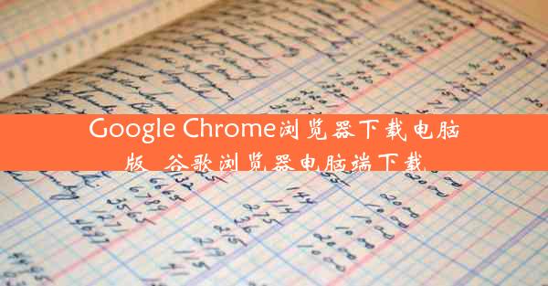 Google Chrome浏览器下载电脑版_谷歌浏览器电脑端下载